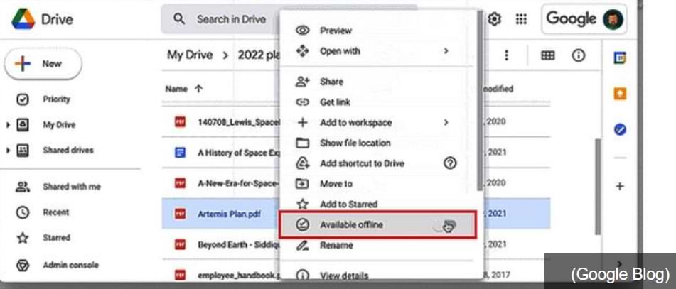 How to Access Documents on Google Drive Offline