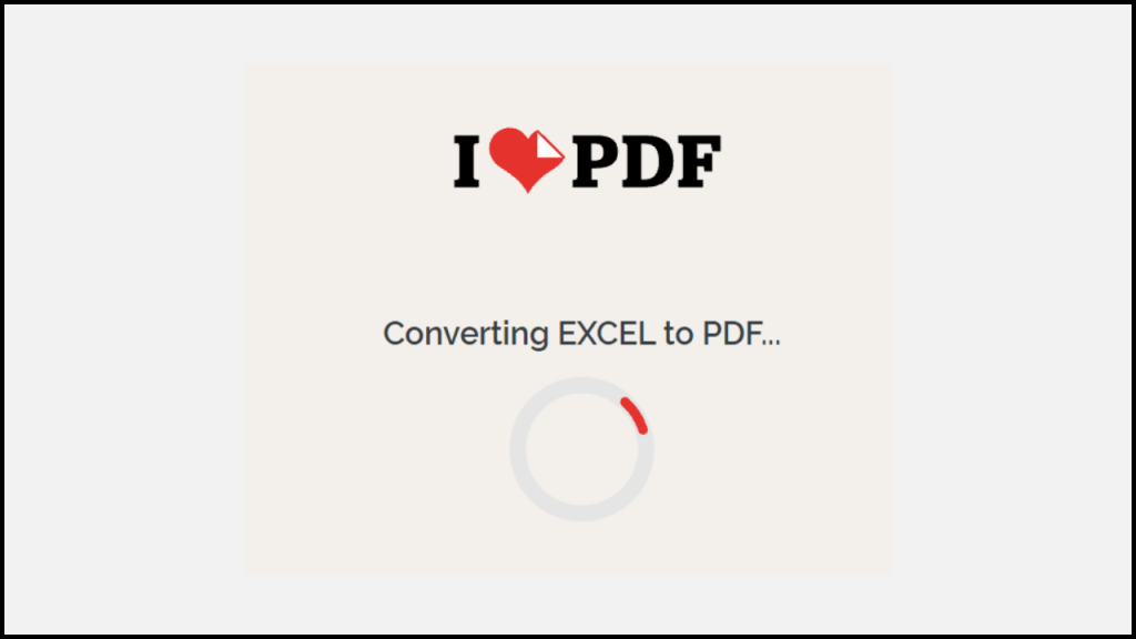 Convert Excel to PDF Online