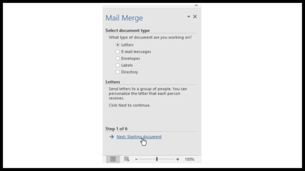 Mail Merge in Microsoft Word 2016