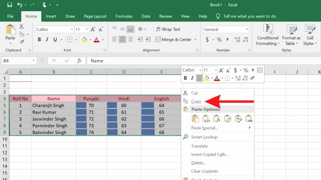 Move Tables from Excel to Word