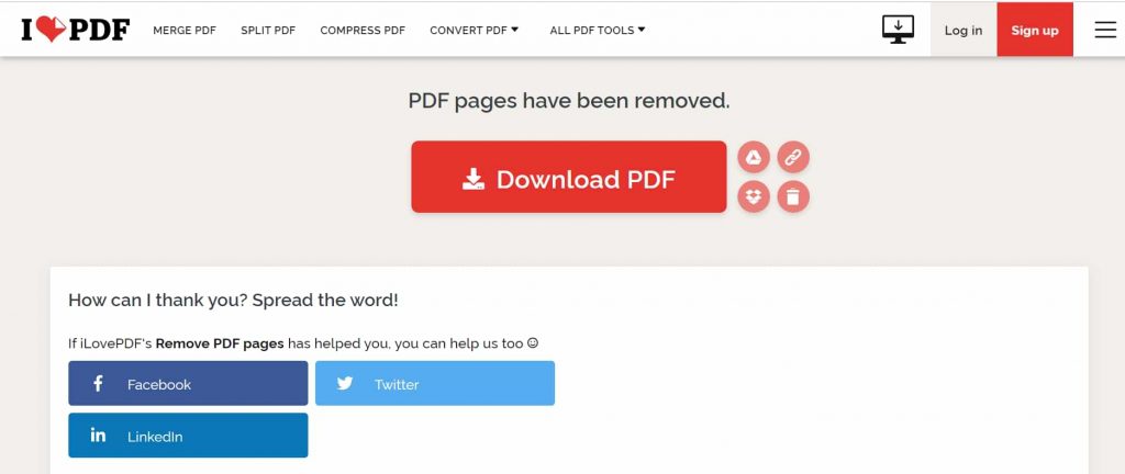 remove PDF Pages