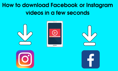 How to download Facebook or Instagram videos in a few seconds ,Facebook Video Downloader , Instagram Video Downloader