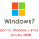 Support for Windows 7 ends in January 2020