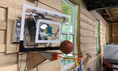 This Robotic Basketball Basket Makes All The Shots For You