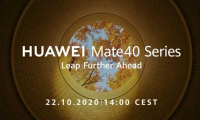 Huawei will announce the presence of the Mate 40 Series on October 22