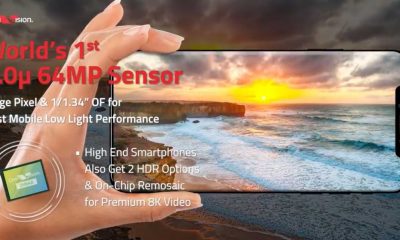OmniVision presenta un sensor de 64 MP con píxeles de 1,0 µm