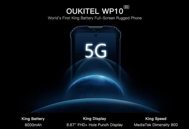 This new Oukitel smartphone is equipped with an 8,000 mAh battery