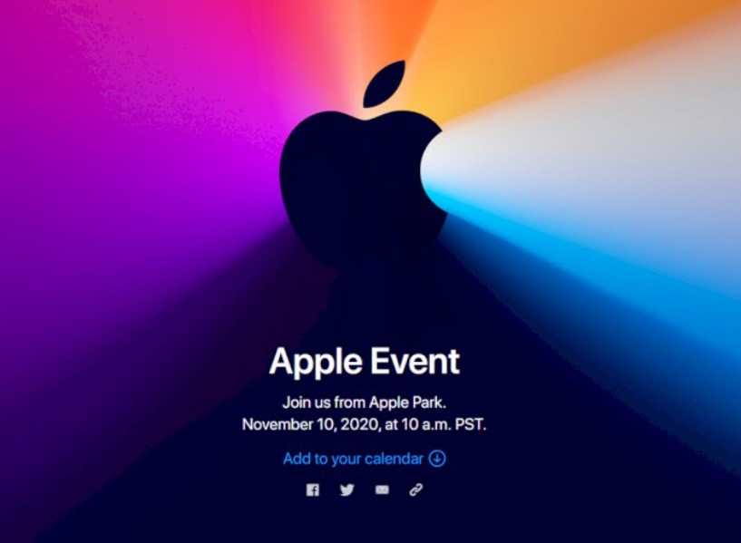 Apple Will Announce 'One New Thing' at the Event on November 10
