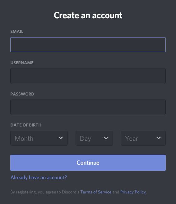 How to create Discord account 2021