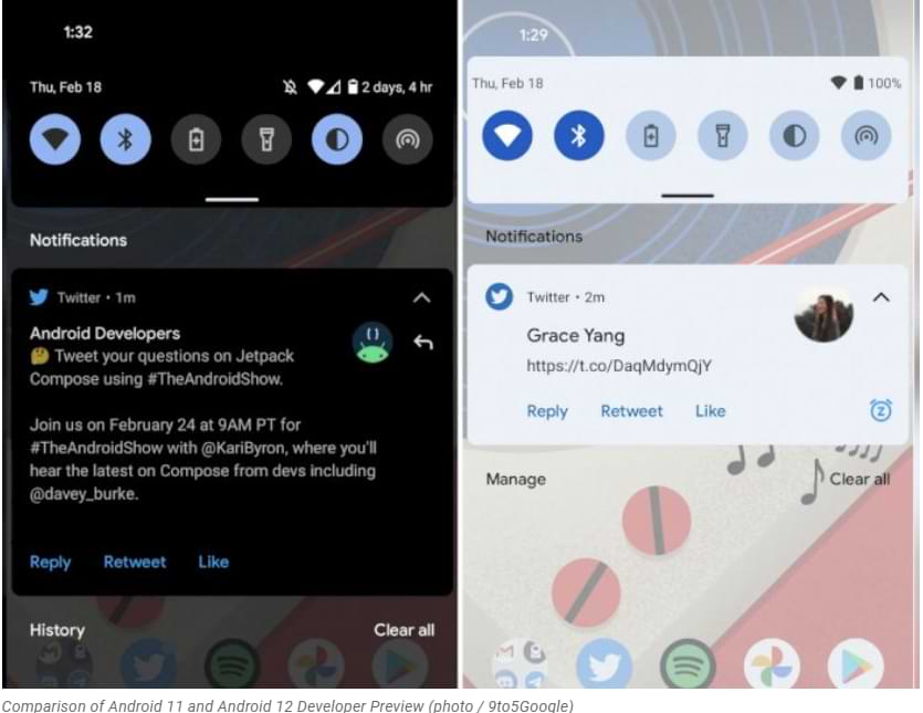 Android 12 Developer Preview Officially Released, This Is What It Looks Like
