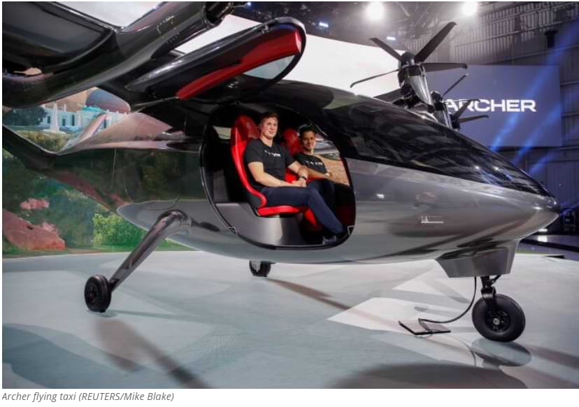 Future Closer, Archer Officially Launches Flying Taxi Tak