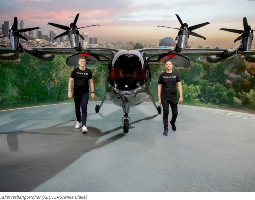 Future Closer, Archer Officially Launches Flying Taxi Tak