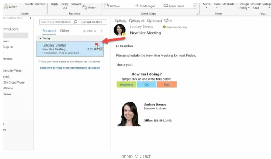 How to Bookmark Email Messages in Microsoft Outlook