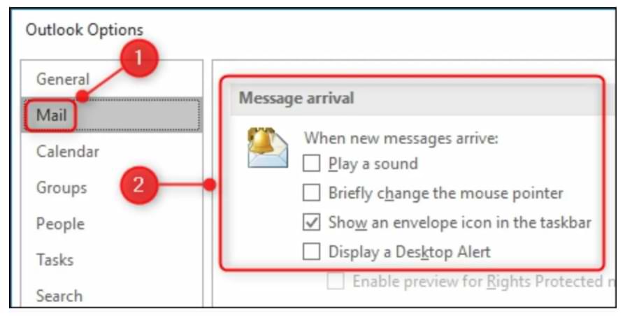 How to Change Incoming Message Options in Microsoft Outlook