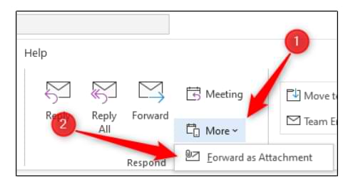 How to Forward Email as 'Attachment' in Microsoft Outlook