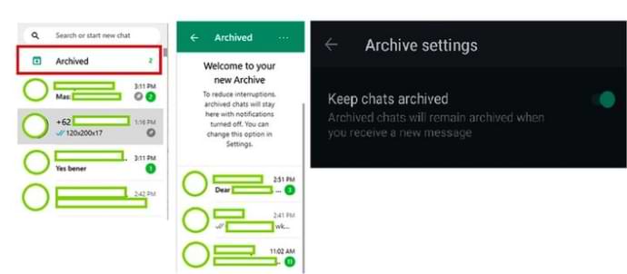 How to Hide Chats on WhatsApp, Without Blocking Contacts