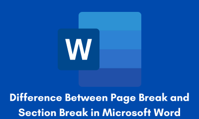 Difference Between Page Break and Section Break in Microsoft Word
