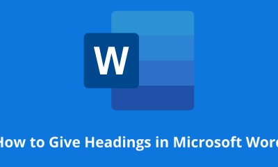 How to Give Headings in Microsoft Word