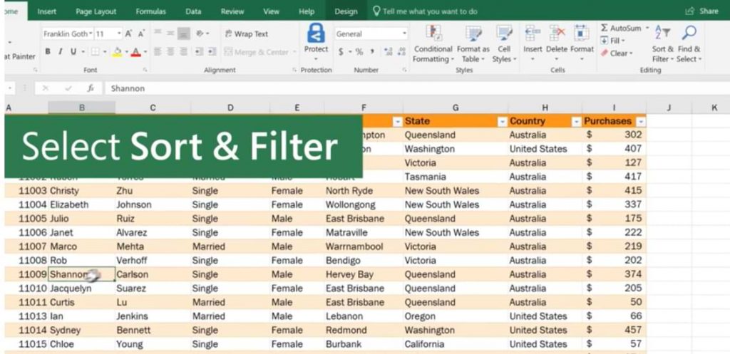 How to Quickly Sort Names Alphabetically in Excel