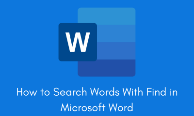 How to Search Words With Find in Microsoft Word