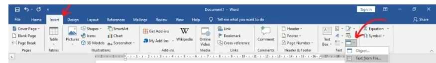 How to Merge Two Different Documents in Microsoft Word