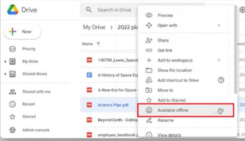 How to Access Google Drive Files Without Internet, Really Easy