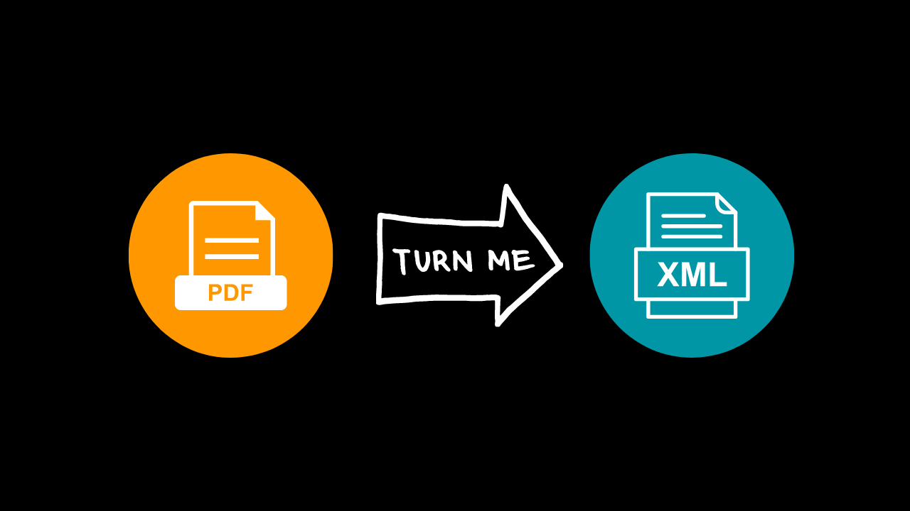How to convert PDF files to XML