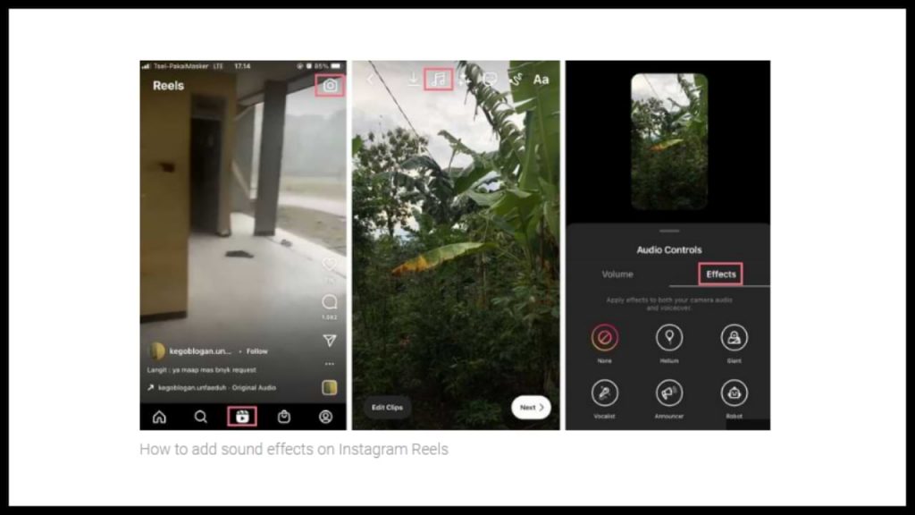 How to Add Sound Effects on Instagram Reels