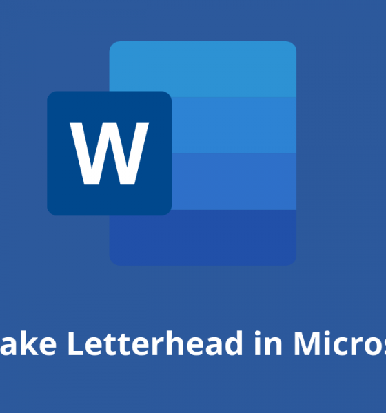 How to Make Letterhead in Microsoft Word