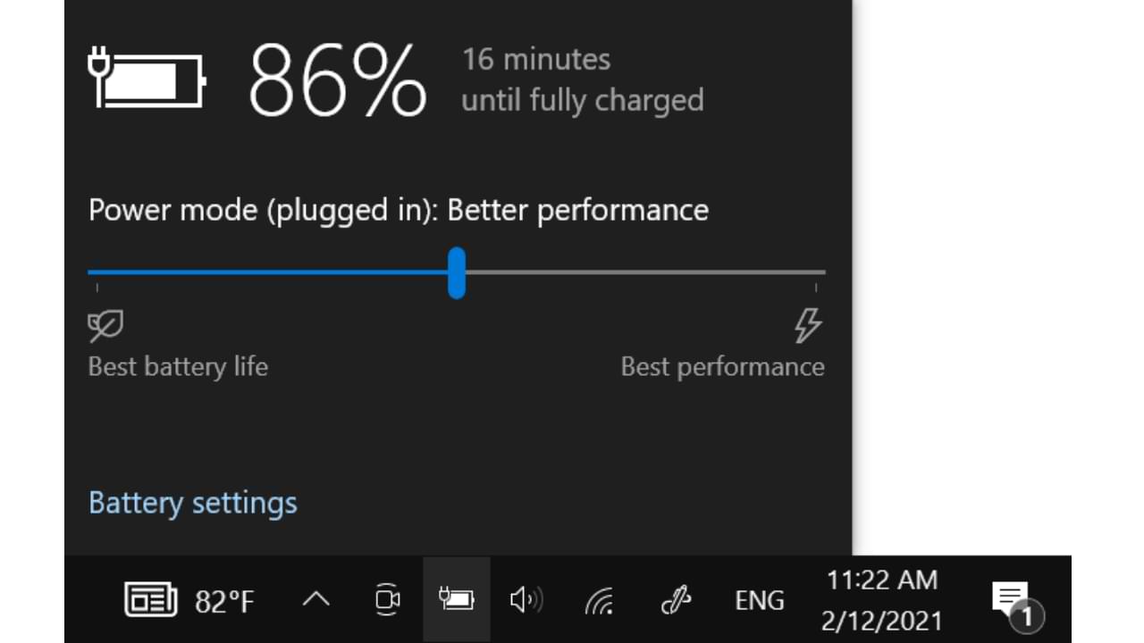 How to Show Missing Battery Icon in Windows 10