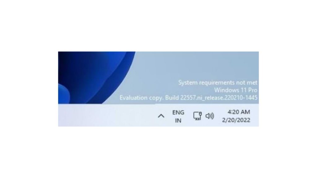 How to Remove “System requirements not met” watermark in Windows 11