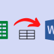 How to Move Tables from Excel to Word Easily