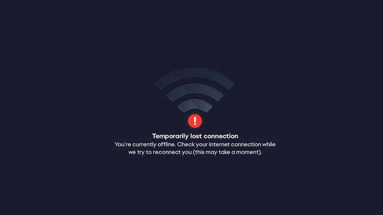 How To Fix Temporarily Lost Connection