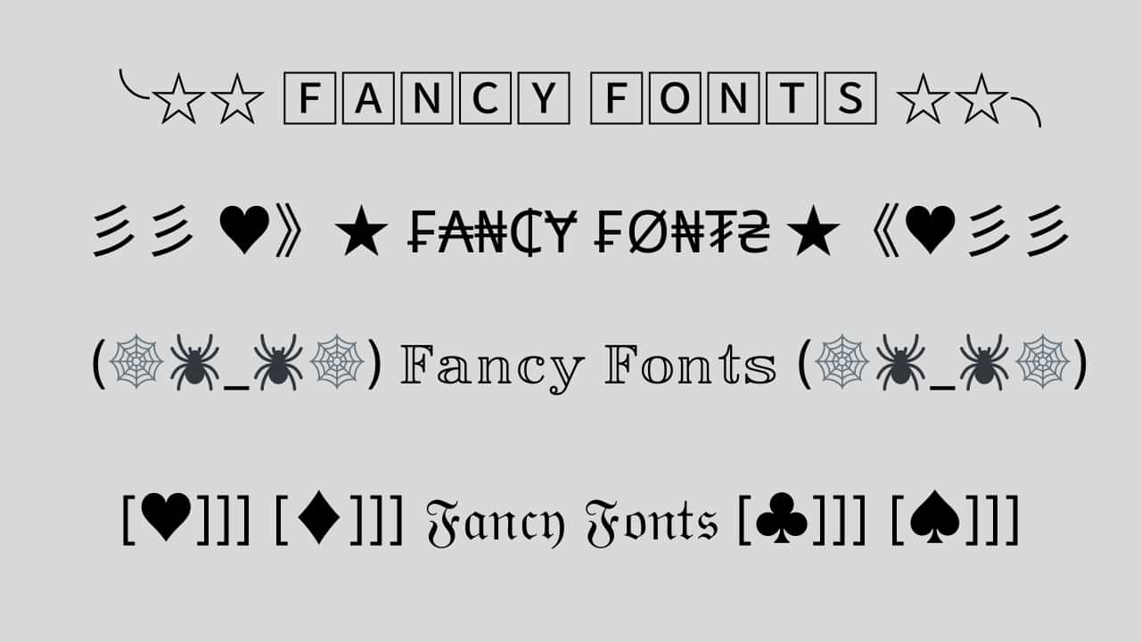 Transform Your Text with Fancy Fonts A Dive into Online Font Generator Websites
